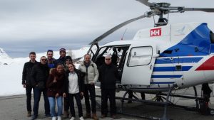 TeamRVI et vol en hélicoptère
